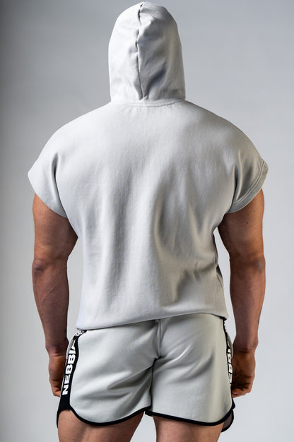 Back view of the 297 Rag Top showing the clean masculine cut and hood structure.