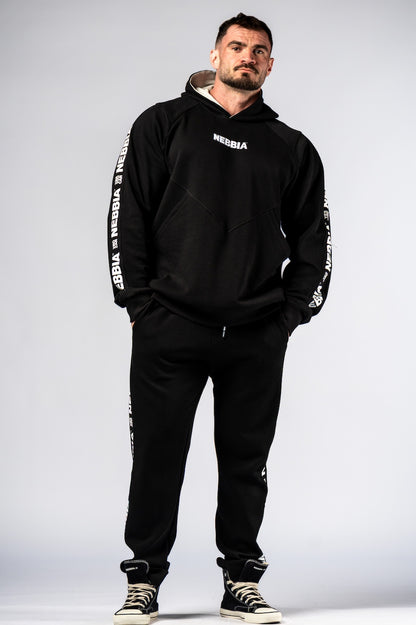 Nebbia Hoodie 300 Black | Nebbia Activewear (4/4)