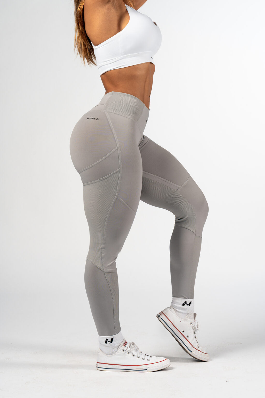 Nebbia Leggings 247 Grey – high waist | Nebbia Activewear (2/4)