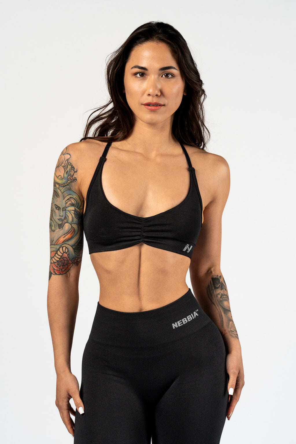 Nebbia Sports Bra 305 Black – seamless | Nebbia Activewear (1/5)