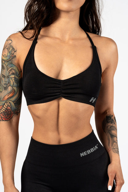 Nebbia Sports Bra 305 Black – seamless | Nebbia Activewear (5/5)