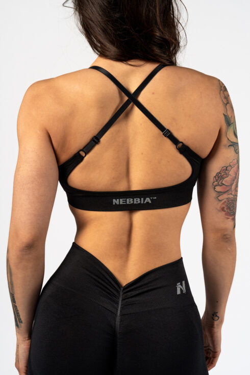 Nebbia Sports Bra 305 Black – seamless | Nebbia Activewear (4/5)