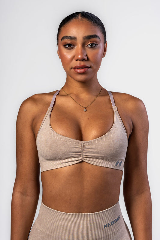 Medium-Support Sports Bra TOTALLY SEAMLESS 305 Beige