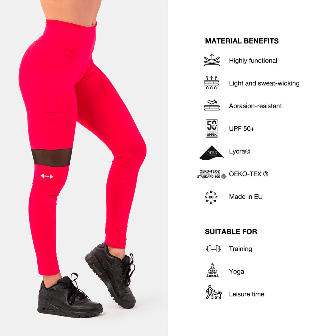Nebbia Leggings 404 Pink – high waist | Nebbia Activewear (7/7)