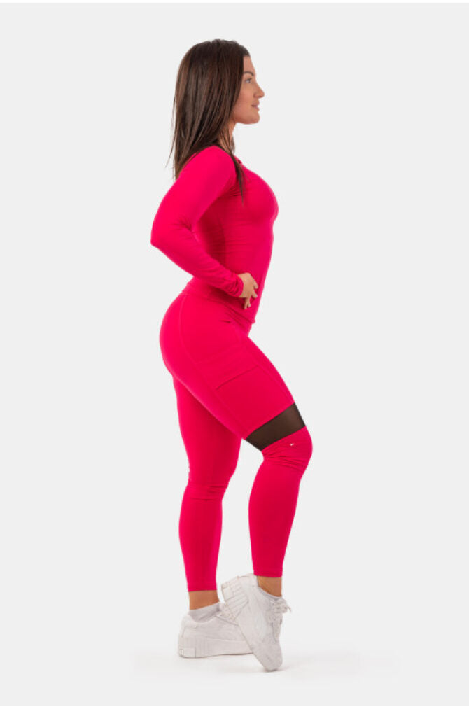 Nebbia Leggings 404 Pink – high waist | Nebbia Activewear (3/7)