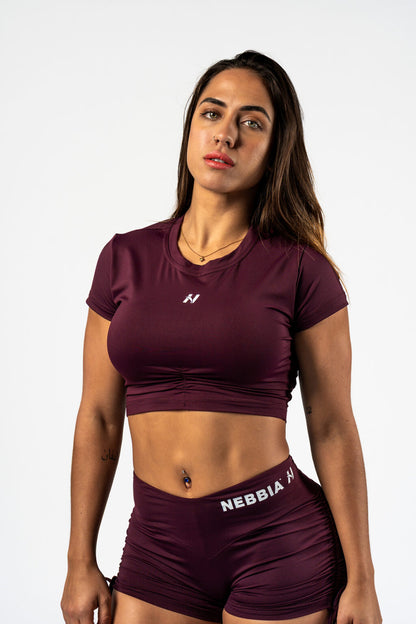 Nebbia Sports Top 430 – open back, cropped | Nebbia Activewear (1/7)