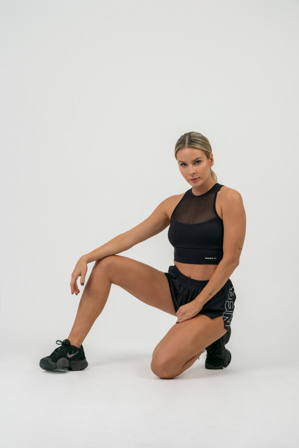 Nebbia Sports Shorts 442 Black | Nebbia Activewear (4/9)