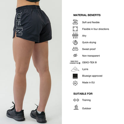 Nebbia Sports Shorts 442 Black | Nebbia Activewear (9/9)