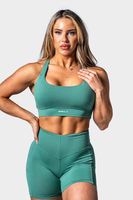 Nebbia Sports Bra 471 Green | Nebbia Activewear (1/5)