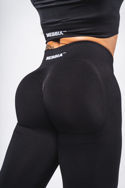 Nebbia Leggings 497 Black – seamless, push-up | Nebbia Activewear (4/6)