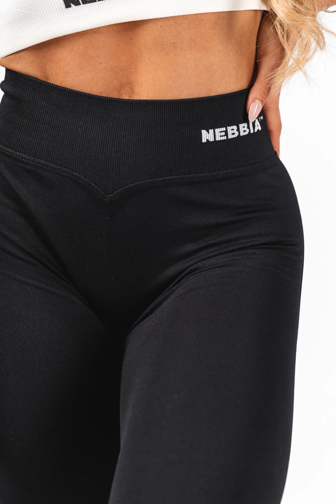 Nebbia Leggings 498 Black – seamless, sculpting, high waist | Nebbia Activewear (5/7)