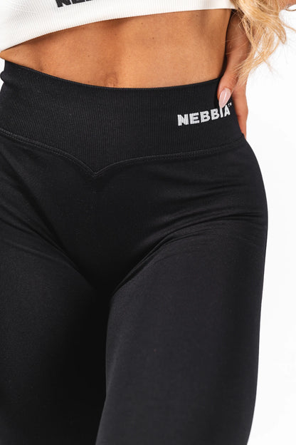 Nebbia Leggings 498 Black – seamless, sculpting, high waist | Nebbia Activewear (5/7)