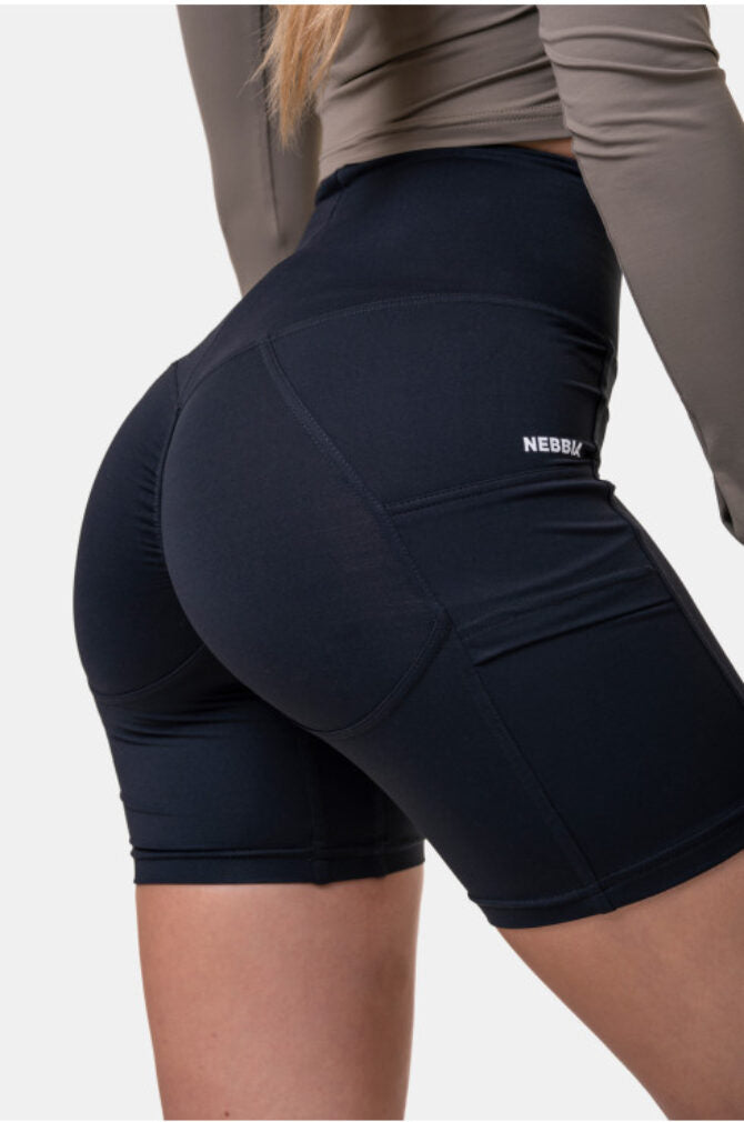 Nebbia Sports Shorts 575 Black | Nebbia Activewear (1/5)