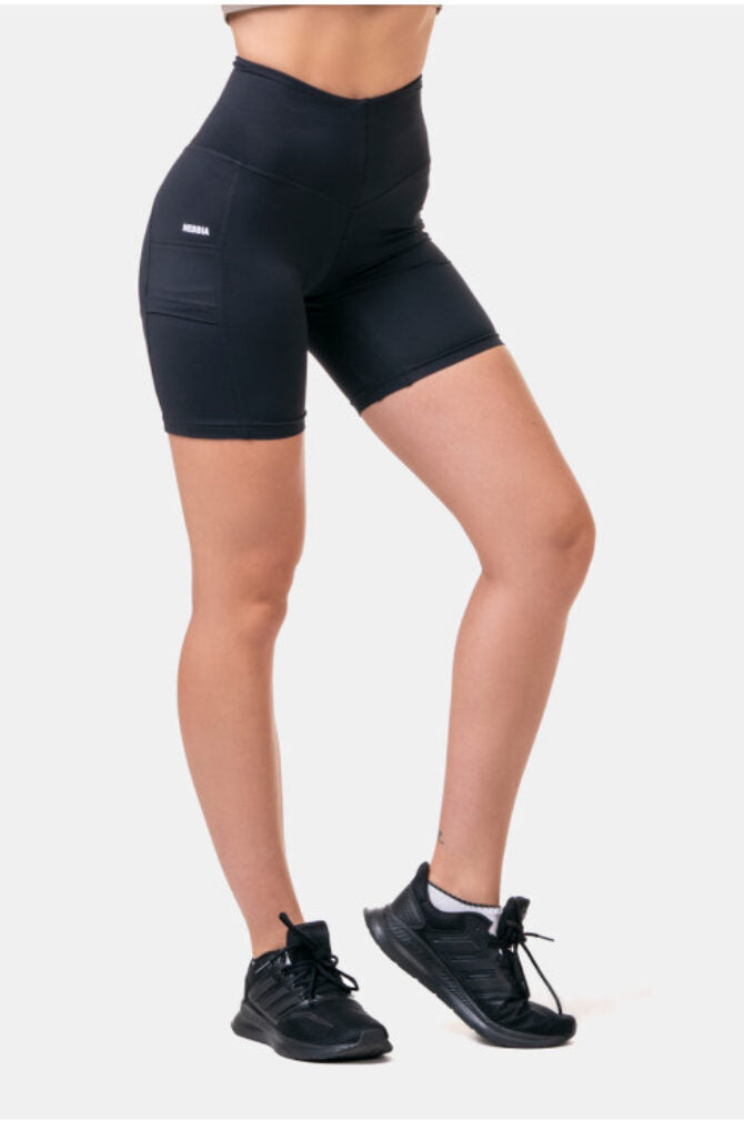 Nebbia Sports Shorts 575 Black | Nebbia Activewear (2/5)