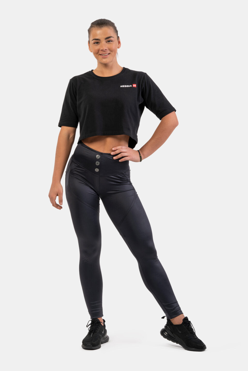 Nebbia Activewear 586 Black – high waist | Nebbia Activewear (3/6)