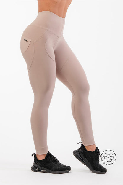 Nebbia Activewear 587 Beige – high waist | Nebbia Activewear (4/7)