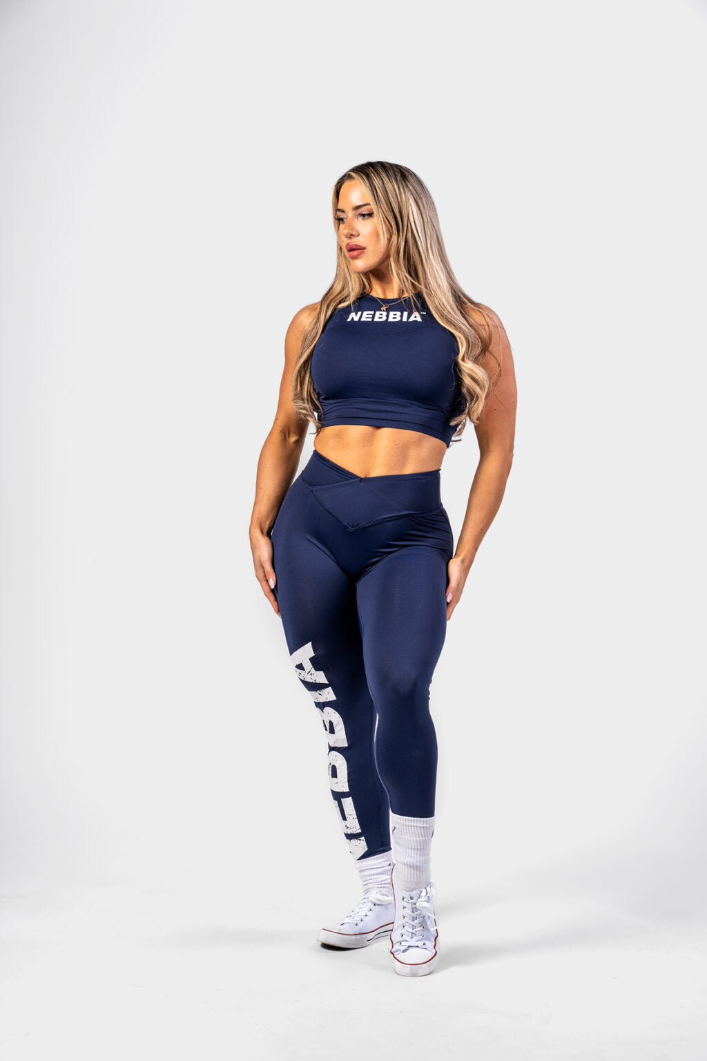 Nebbia Leggings 613 Blue – high waist | Nebbia Activewear (9/10)