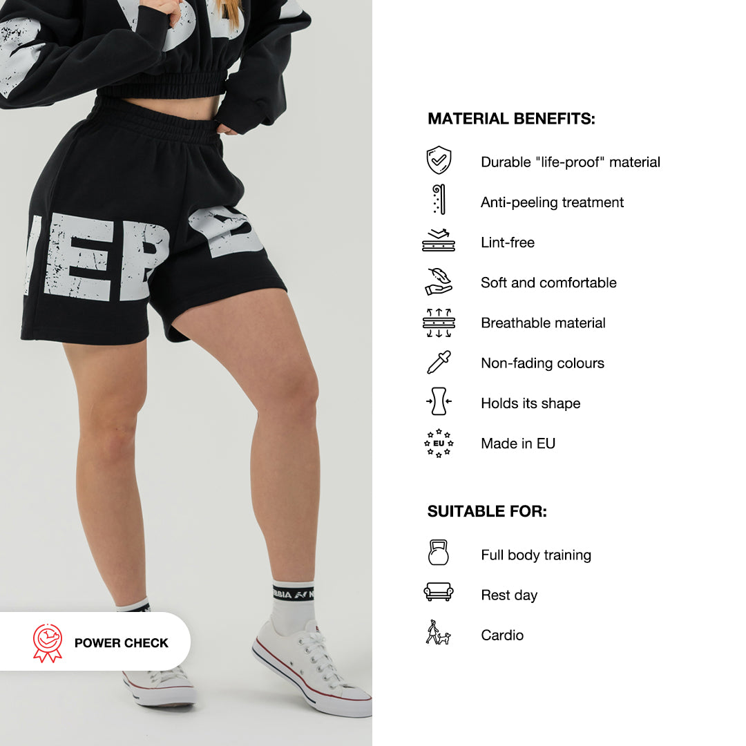 Nebbia Sports Shorts 624 Black | Nebbia Activewear (5/5)