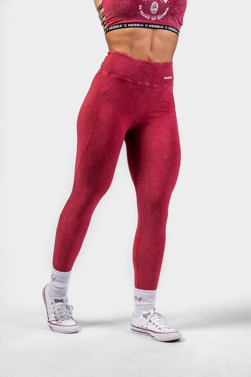 Nebbia Leggings 777 Red – high waist | Nebbia Activewear (3/5)