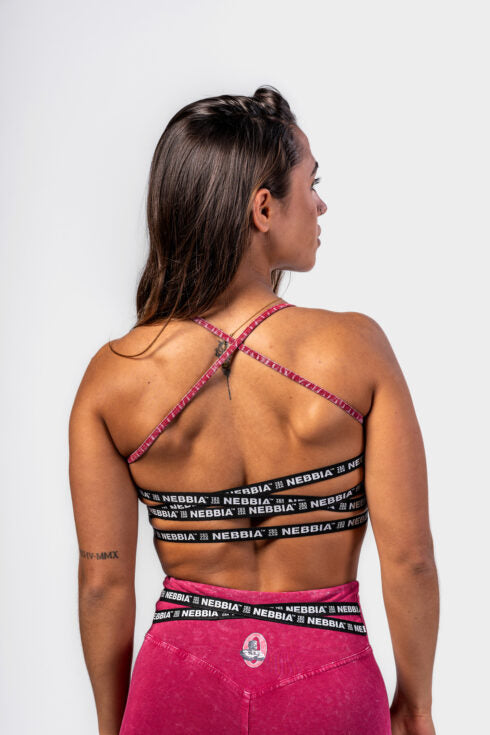 Nebbia Sports Bra 779 Red – open back | Nebbia Activewear (3/4)