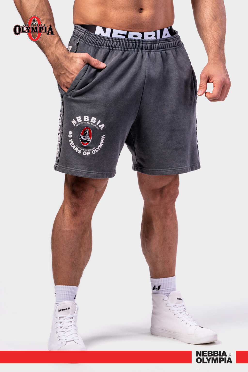Nebbia Sports Shorts 786 Black | Nebbia Activewear (1/7)