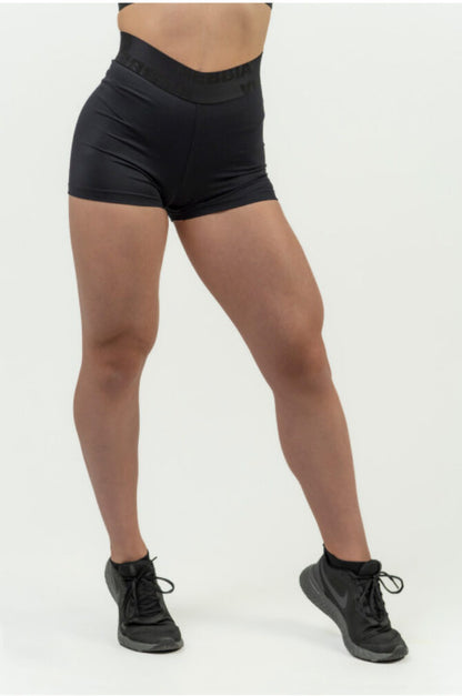 Nebbia Sports Shorts Black – high waist | Nebbia Activewear (3/5)