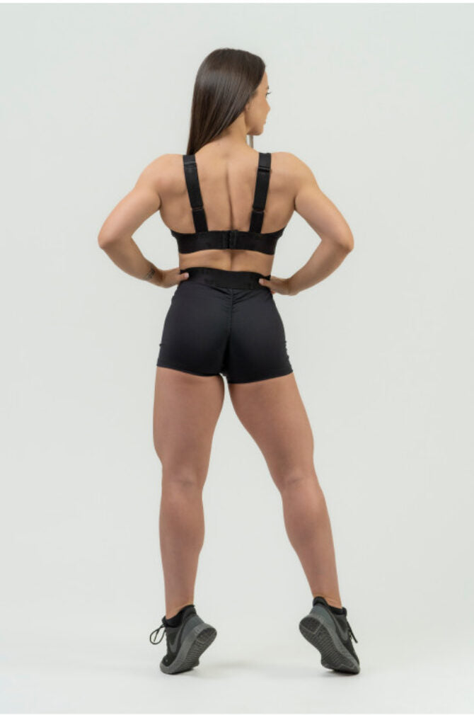 Nebbia Sports Shorts Black – high waist | Nebbia Activewear (4/5)