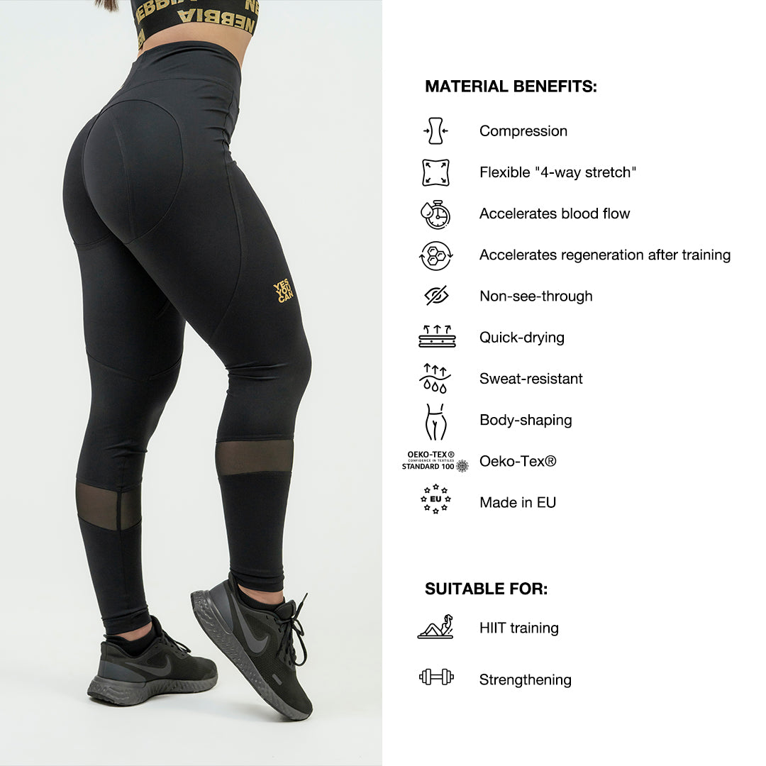 Nebbia Leggings 843 Black – push-up, high waist | Nebbia Activewear (11/11)