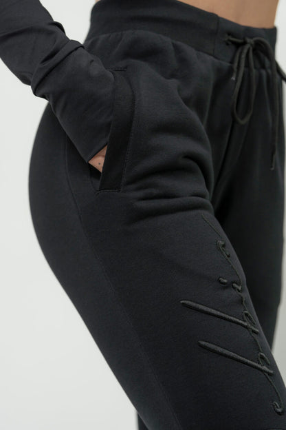 Nebbia Jogger Pants 846 Black – high waist | Nebbia Activewear (3/9)
