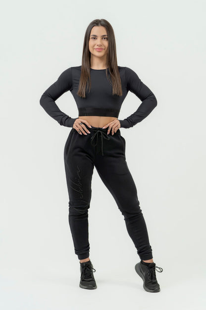 Nebbia Jogger Pants 846 Black – high waist | Nebbia Activewear (4/9)