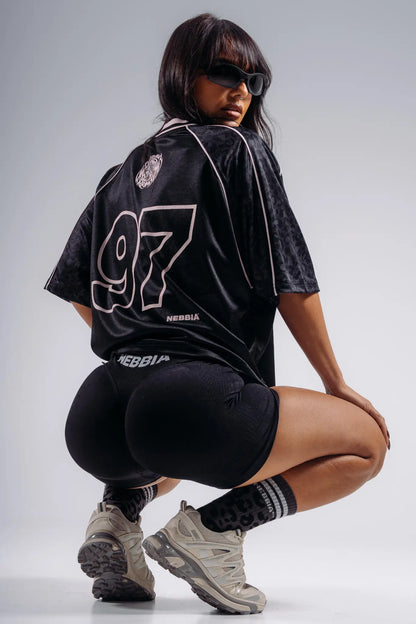 NEBBIA 862 Black Leopard Oversized T-Shirt '97 | PRIMAL