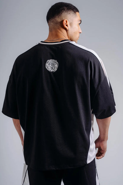 NEBBIA 869 T-shirt Oversize Nera | PRIMAL