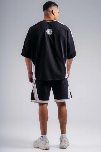 NEBBIA 869 T-shirt Oversize Nera | PRIMAL