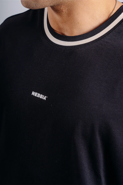 NEBBIA 869 T-shirt Oversize Nera | PRIMAL