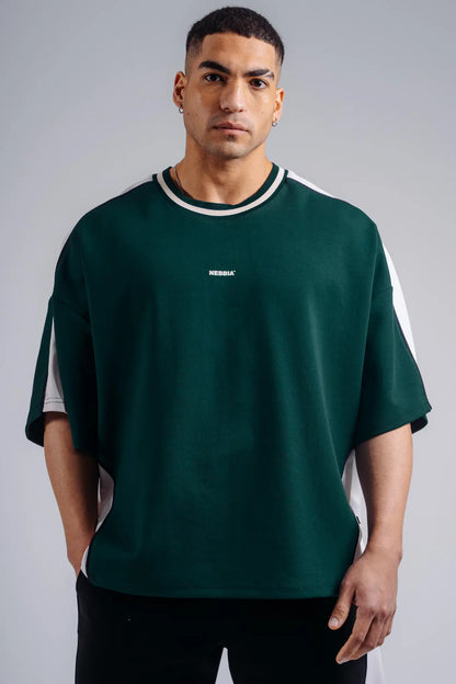 T-shirt Oversize NEBBIA 869 Verde Pino | PRIMAL