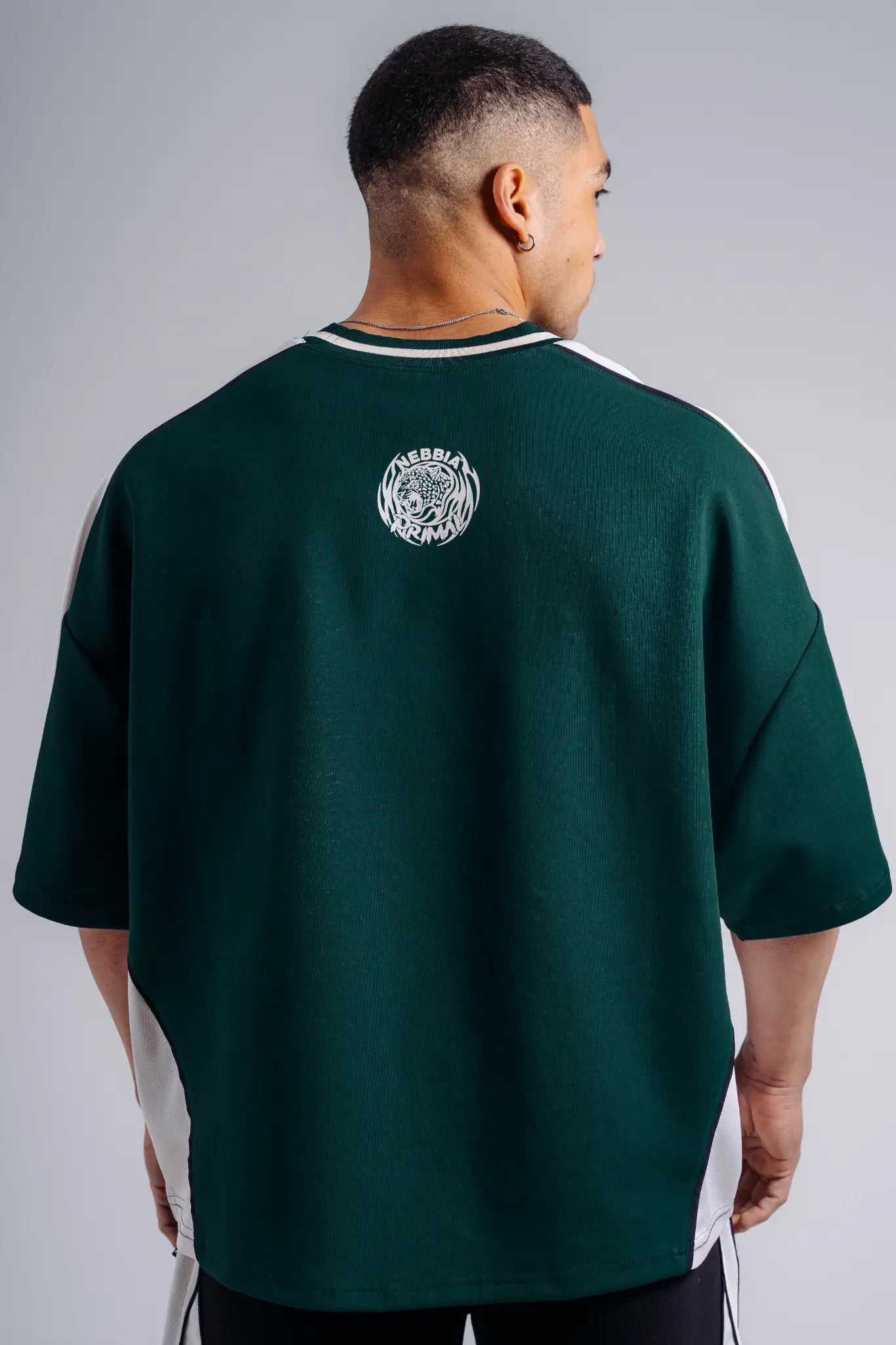 T-shirt Oversize NEBBIA 869 Verde Pino | PRIMAL