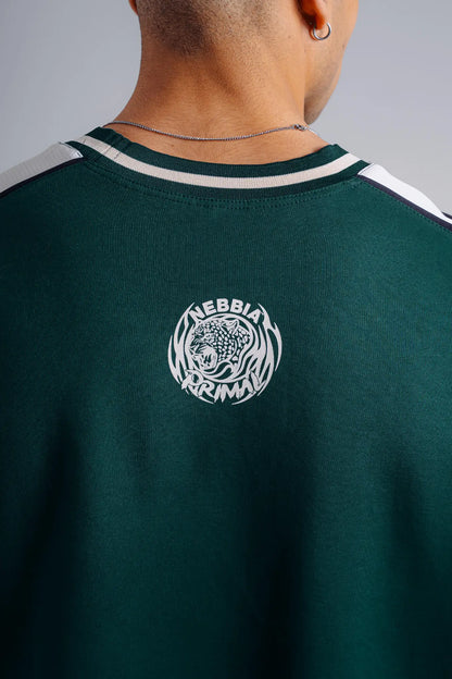 T-shirt Oversize NEBBIA 869 Verde Pino | PRIMAL