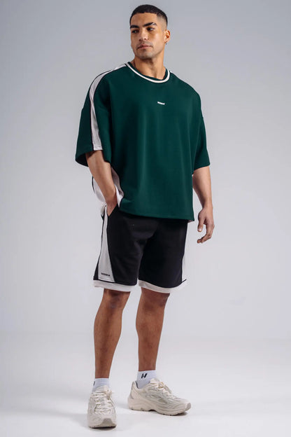 T-shirt Oversize NEBBIA 869 Verde Pino | PRIMAL