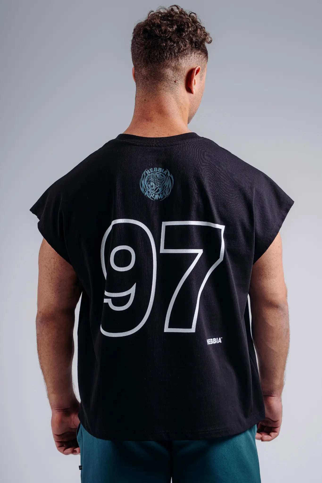 Canotta Oversize Nera NEBBIA 873 '97 | PRIMAL