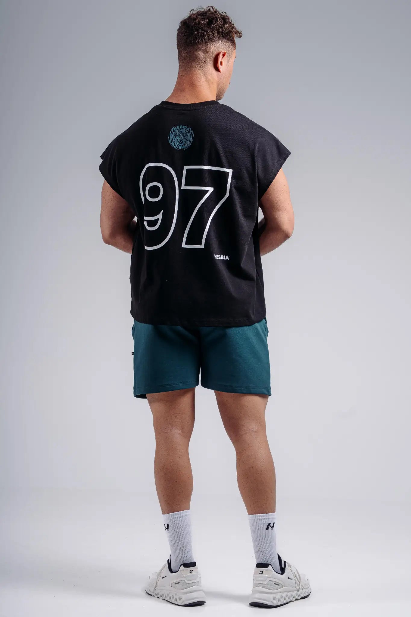 Canotta Oversize Nera NEBBIA 873 '97 | PRIMAL