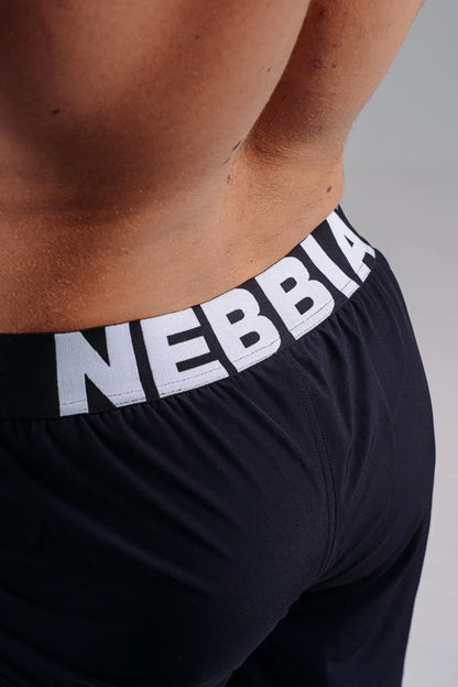 NEBBIA 878 Pantaloncini da Allenamento Neri a Doppio Strato | PRIMAL