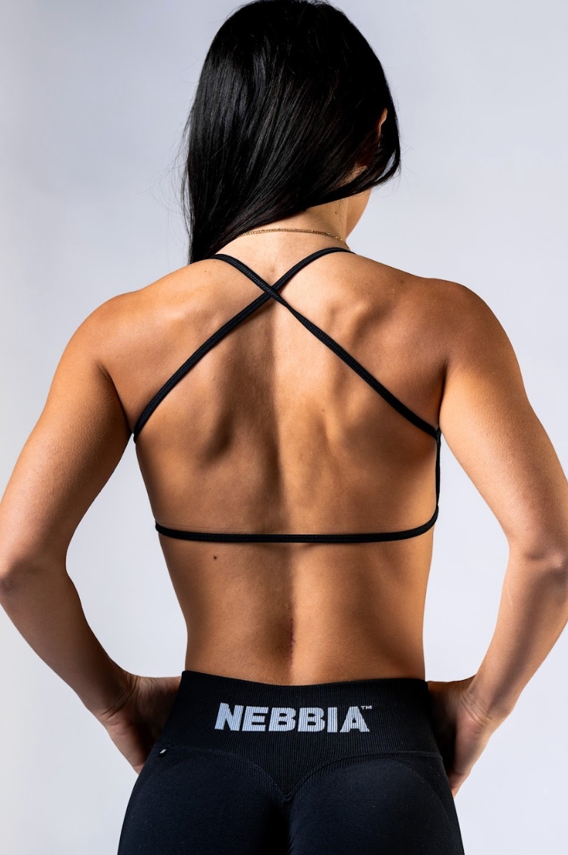 Nebbia Sports Bra 890 Black – open back | Nebbia Activewear (3/5)