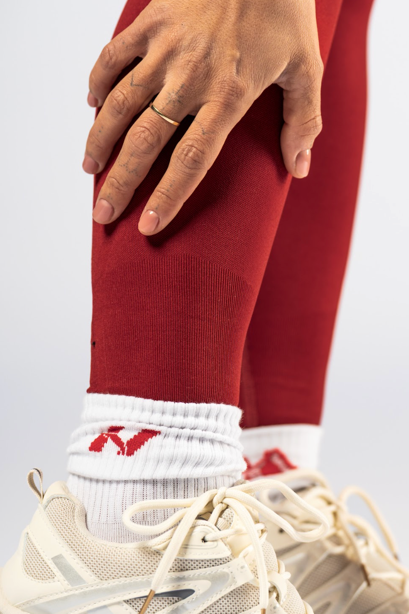 Nebbia Leggings 888 Red – push-up, high waist | Nebbia Activewear (3/8)