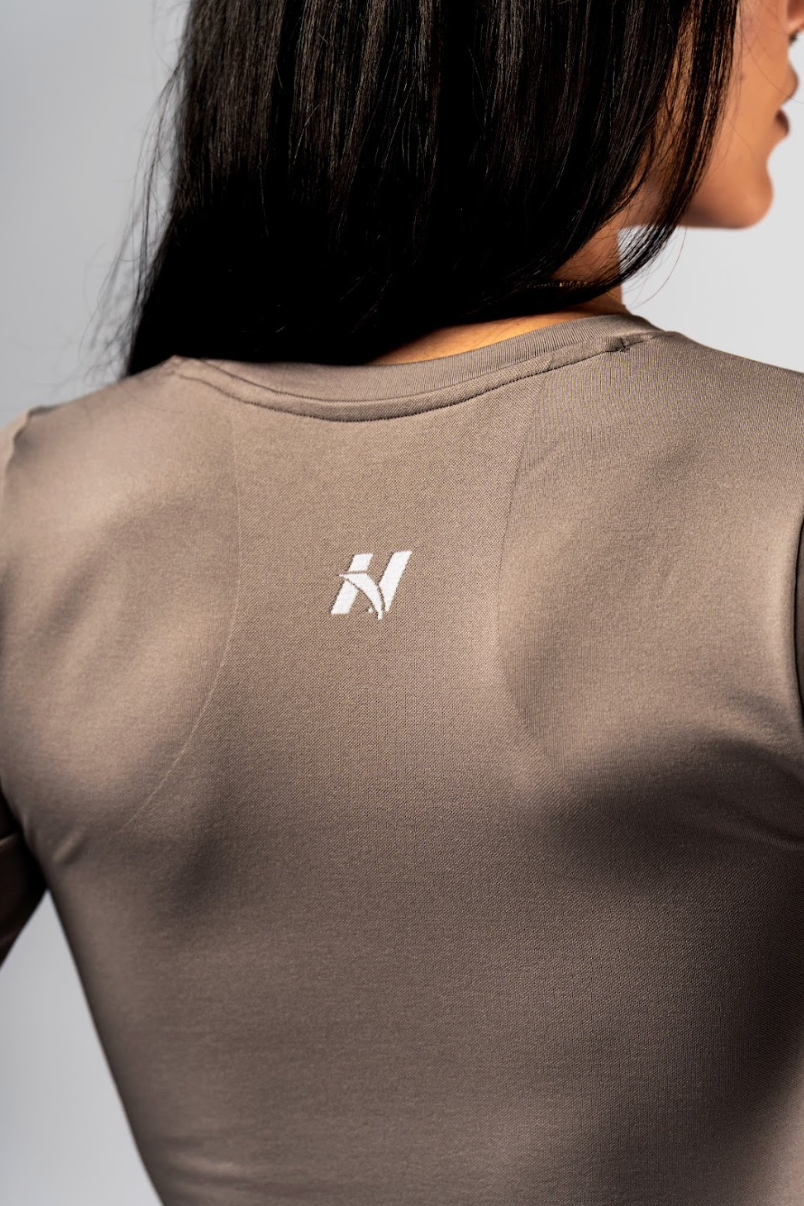 Nebbia Sports Top 892 Brown – seamless | Nebbia Activewear (3/6)