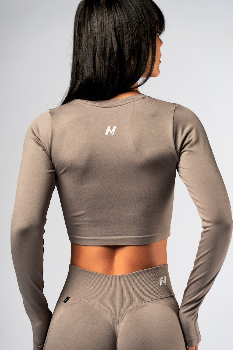 Nebbia Sports Top 892 Brown – seamless | Nebbia Activewear (4/6)