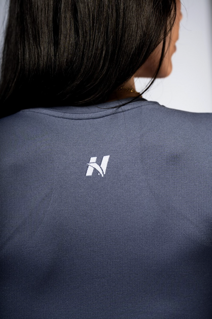 Nebbia Sports Top 892 Grey – seamless | Nebbia Activewear (3/8)