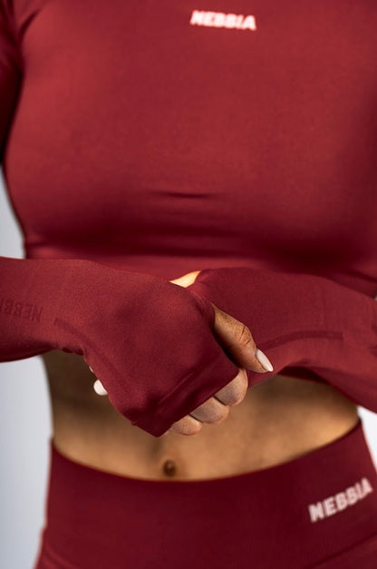 Nebbia Sports Top 892 Red – seamless | Nebbia Activewear (4/7)