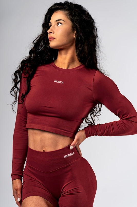 Nebbia Sports Top 892 Red – seamless | Nebbia Activewear (1/7)