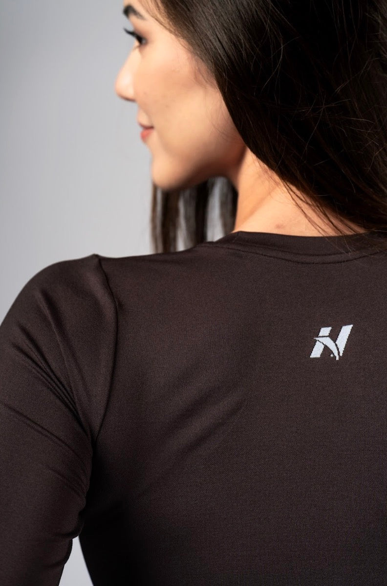 Nebbia Sports Top 892 Brown – seamless | Nebbia Activewear (3/6)