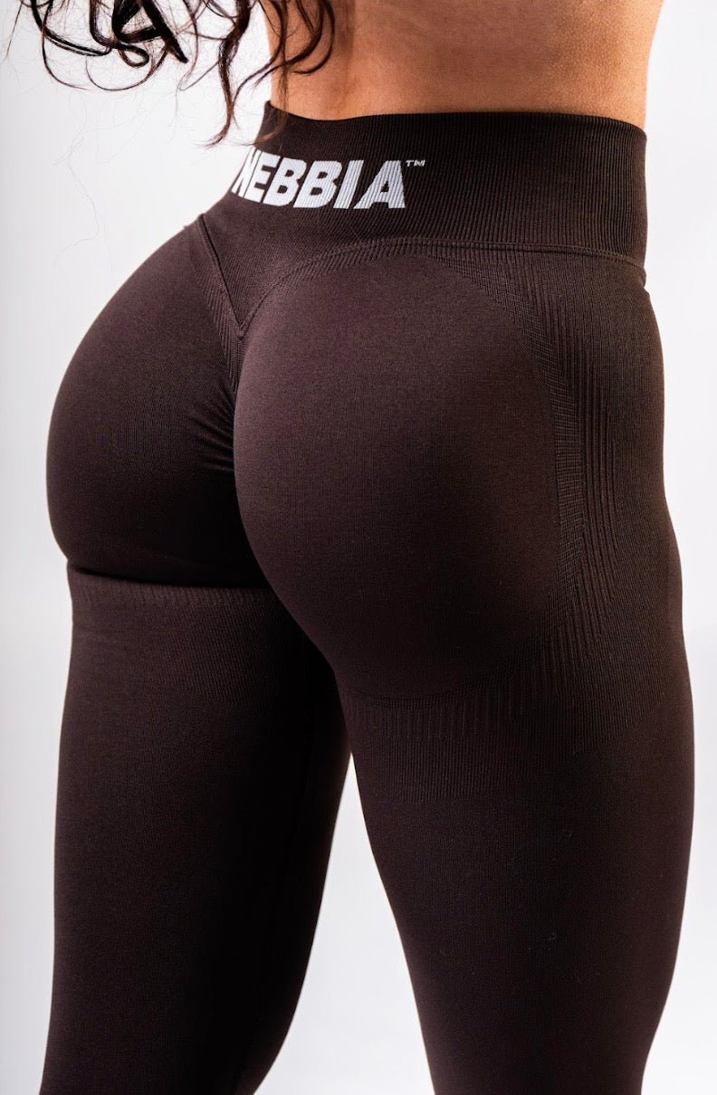 Nebbia Leggings 888 Brown – push-up, high waist | Nebbia Activewear (5/6)